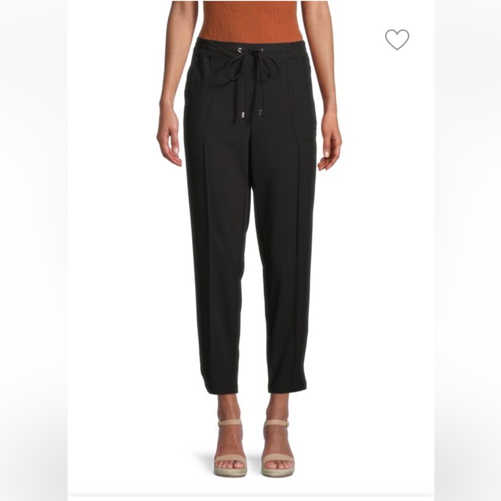 CALVIN KLEIN High-Waist Drawstring Pants